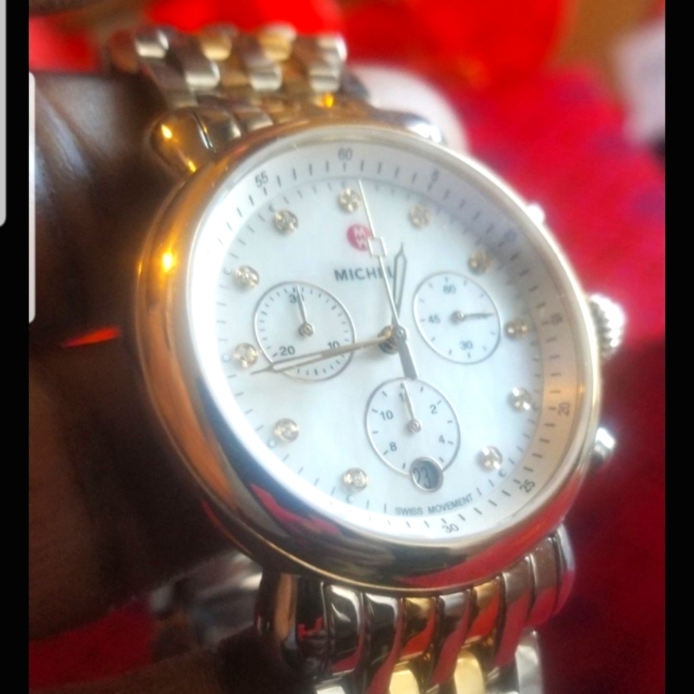 MICHELE CSX 36 Signature Mirror Dial two tone